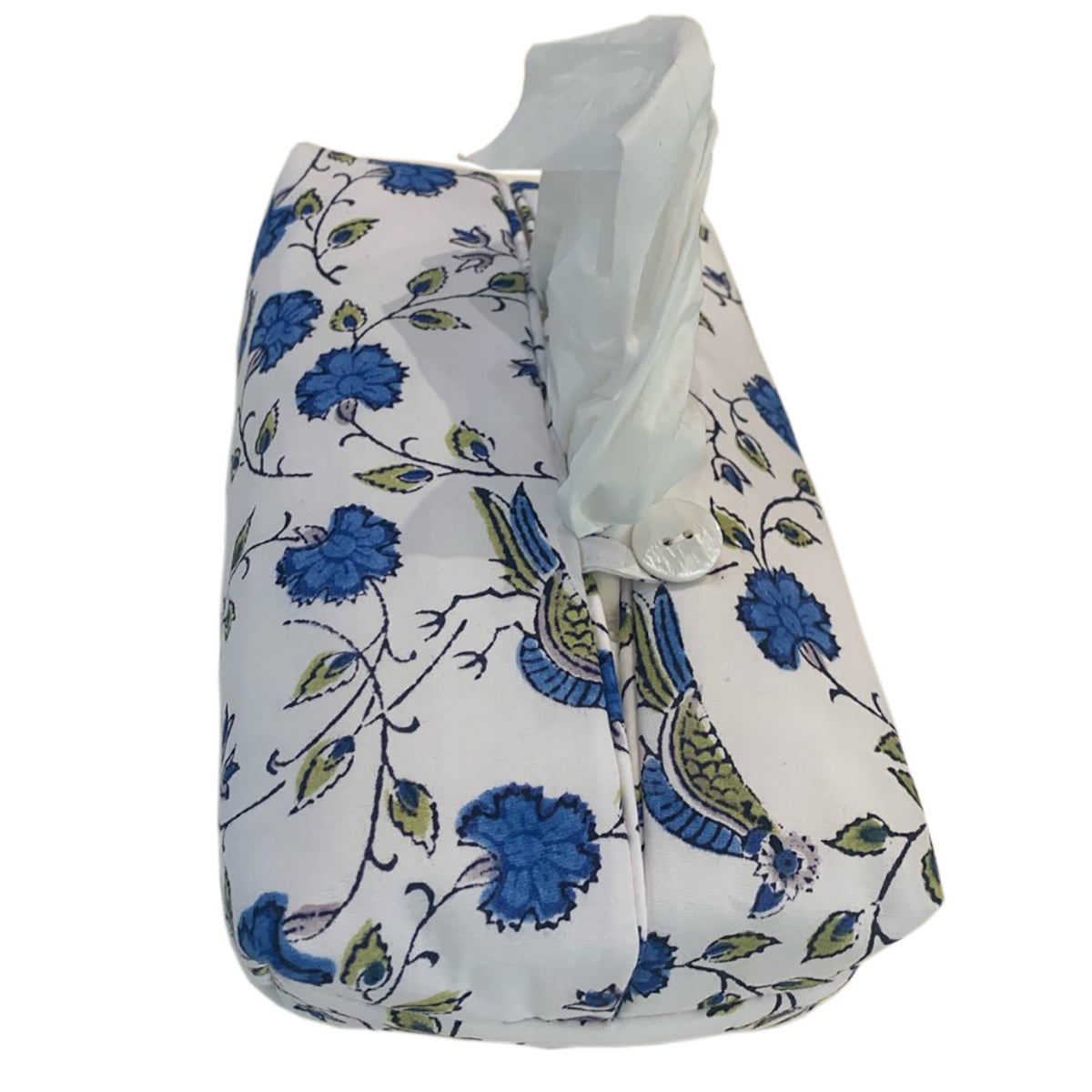 Fabric Tissue Box Cover - Bird Jal