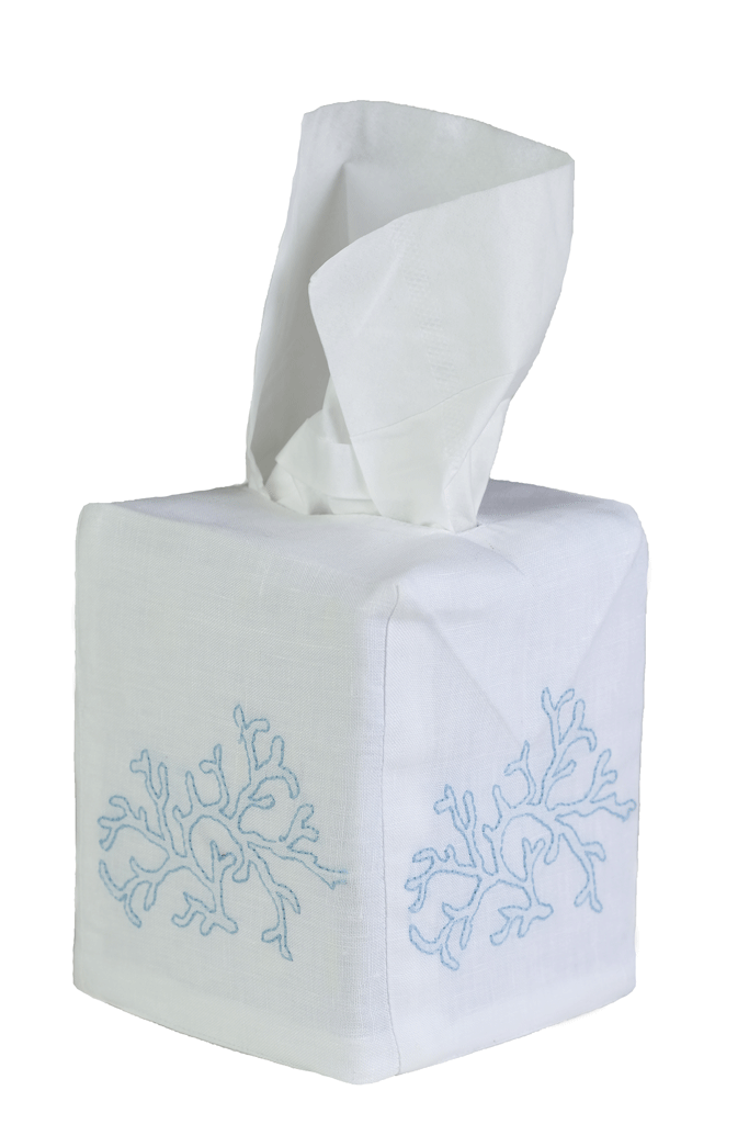 Coral Tissue Box Cover
