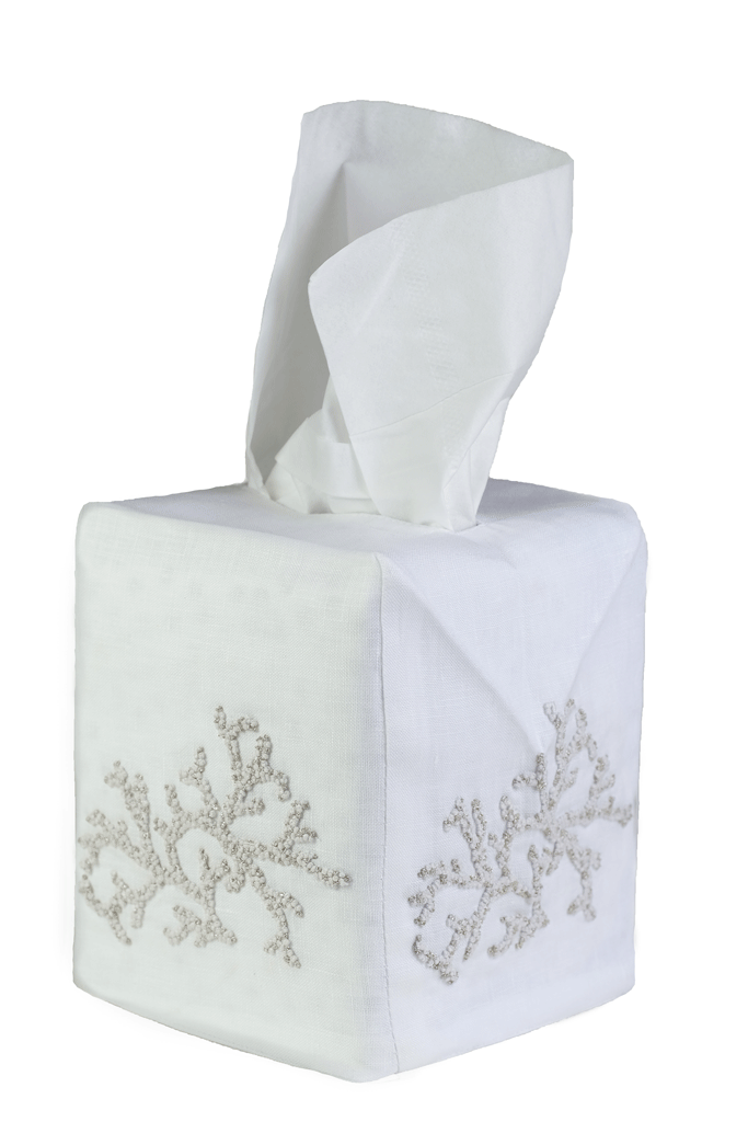 Coral Tissue Box Cover