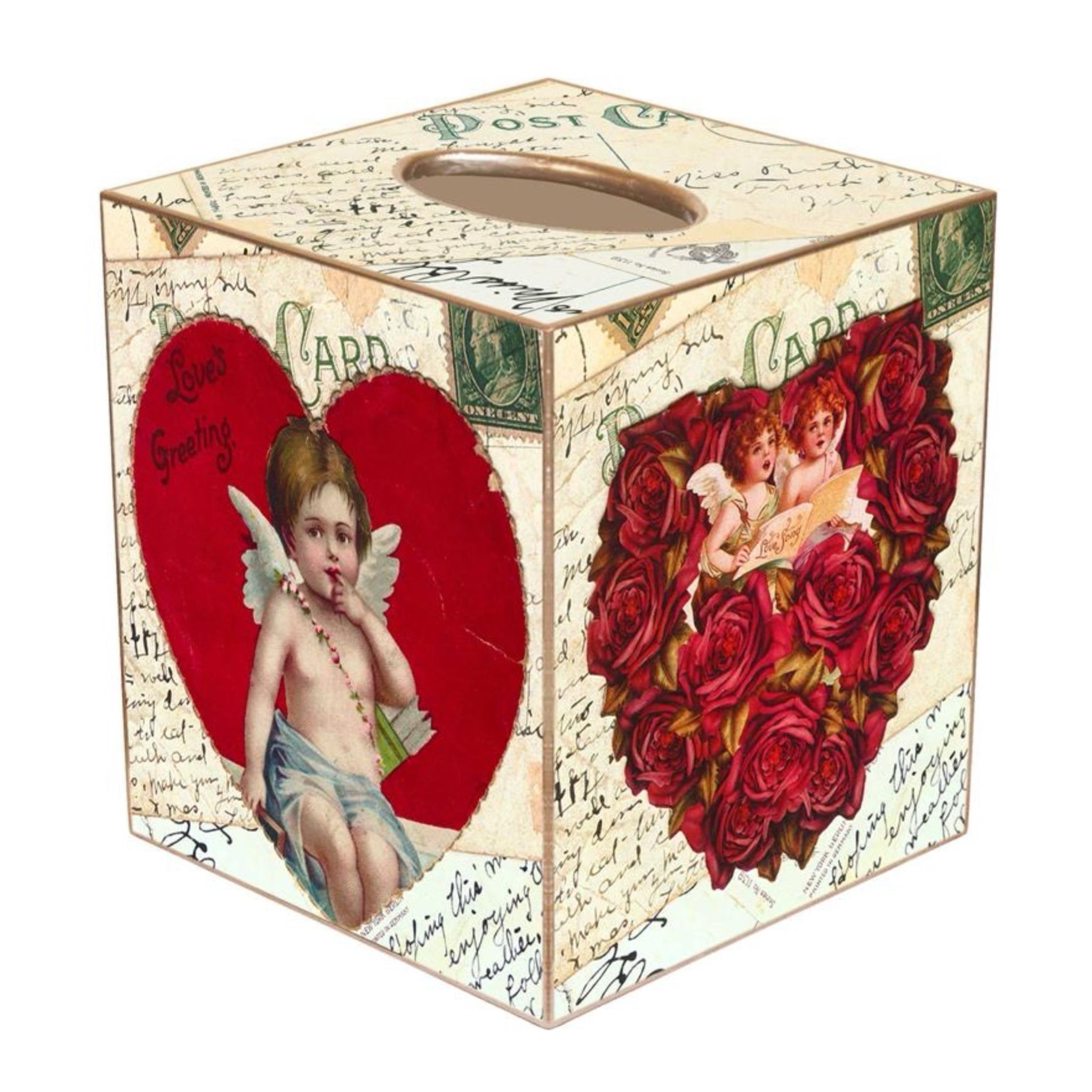 Valentine's Heart Tissue Box Cover
