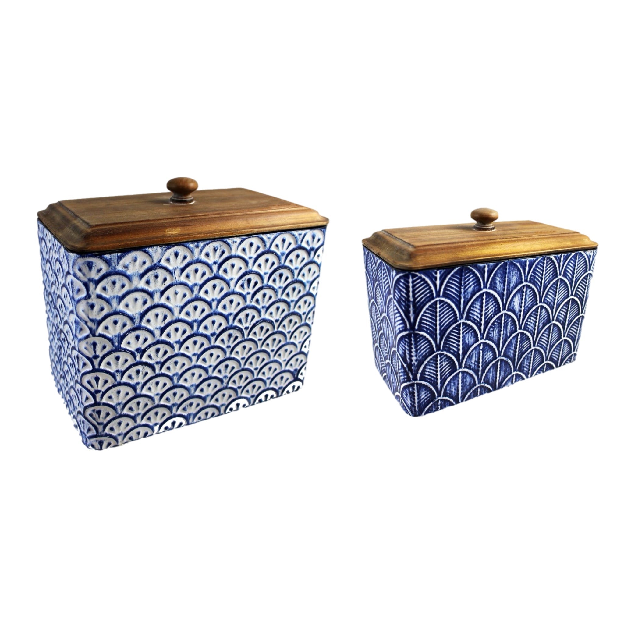 Assorted Decorative Blue Storage Box, INDIVIDUALLY SOLD