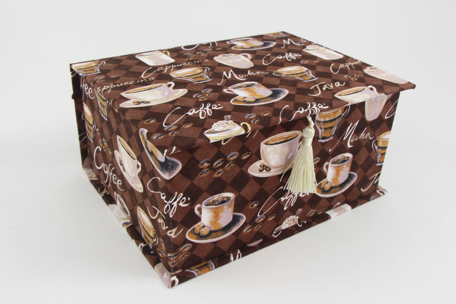 Fabric k-cup box DIY kit, cartonnage kit 143, online instructions included