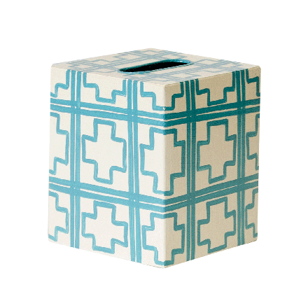 Worlds Away Kleenex Box Cream Squares - Matthew Izzo Home
