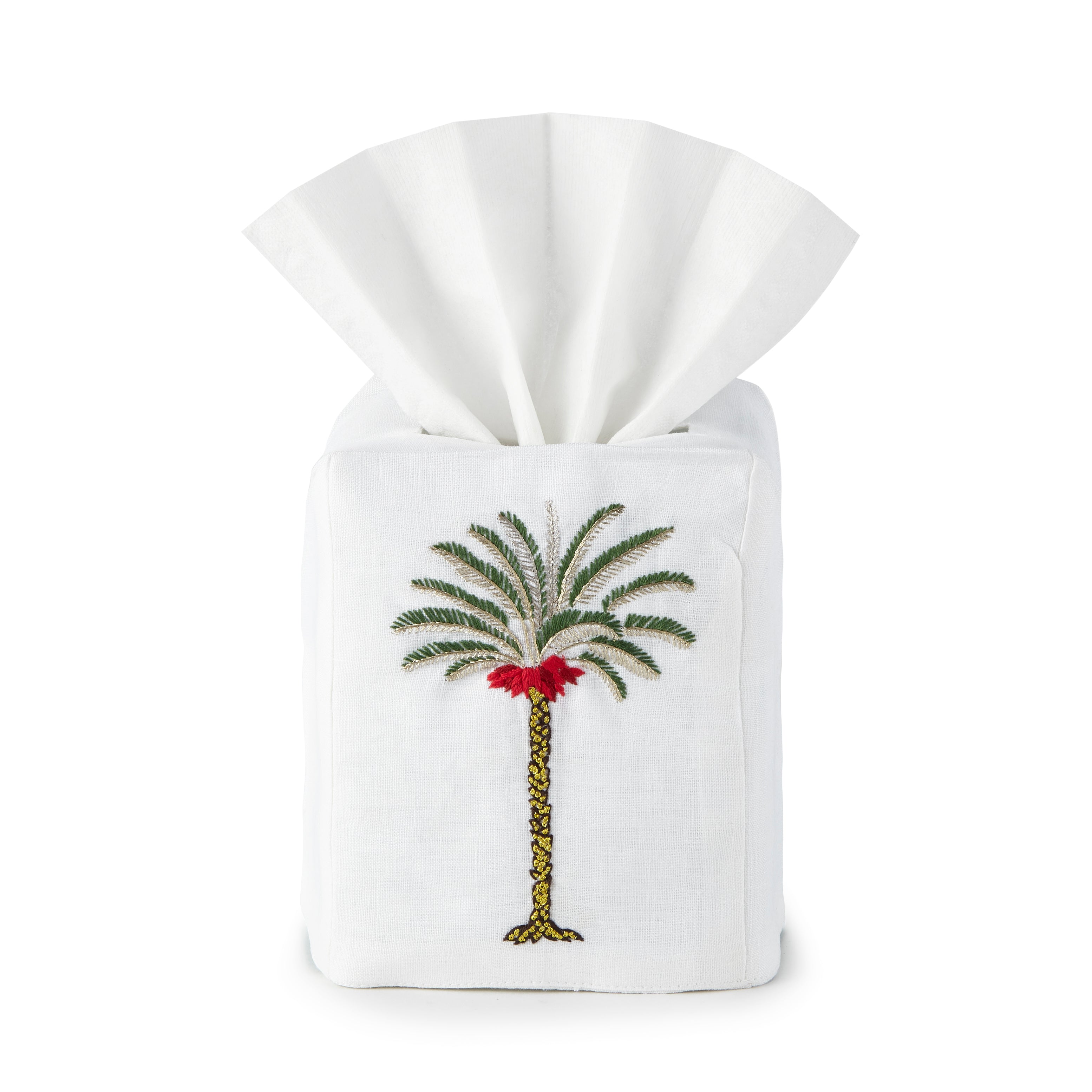 Royal Palm Tissue Box Cover