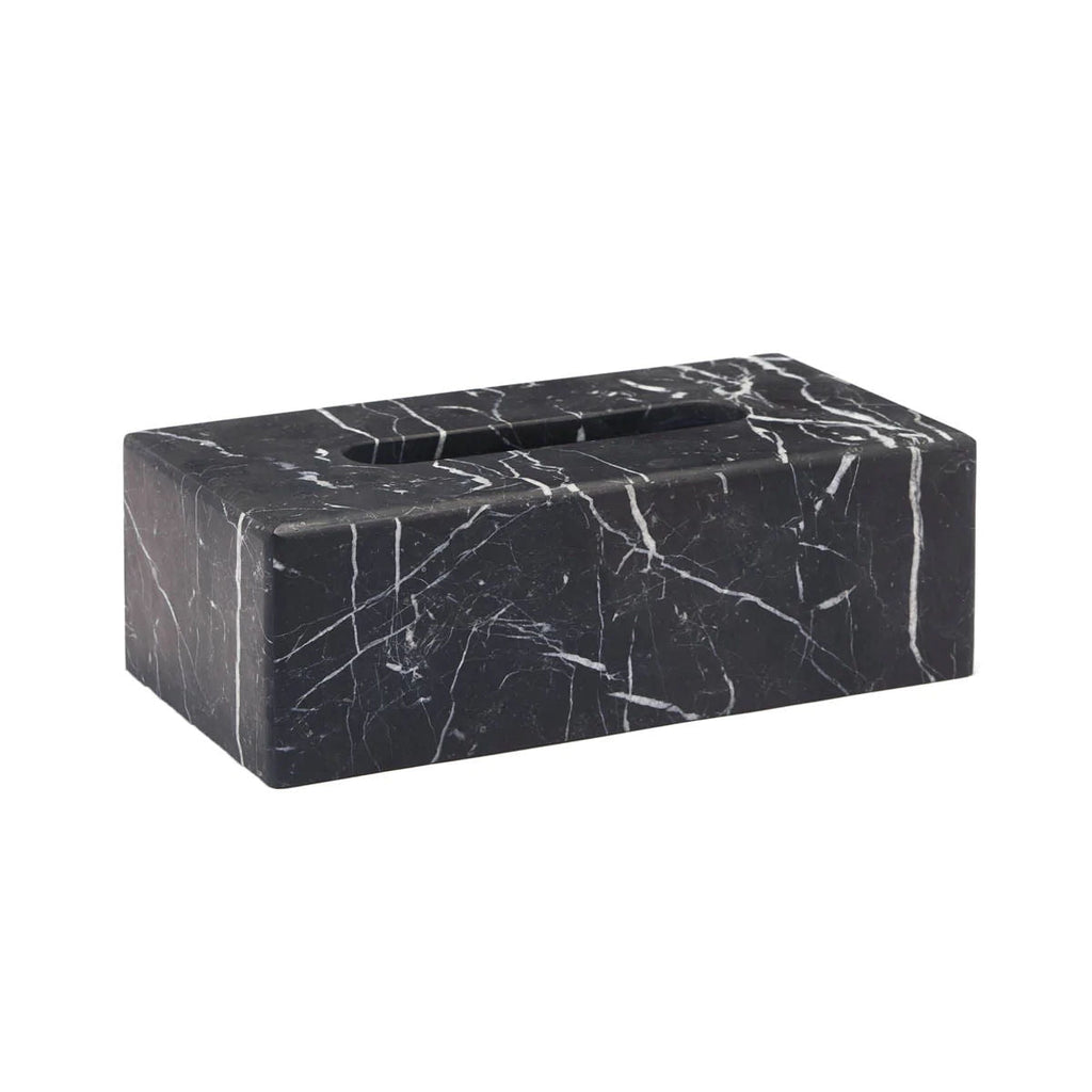 Design Bathroom Accessories Nero Black Marble Tissue Holder