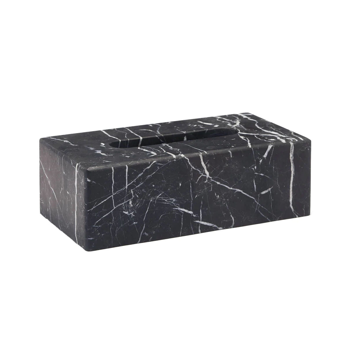Design Bathroom Accessories Nero Black Marble Tissue Holder