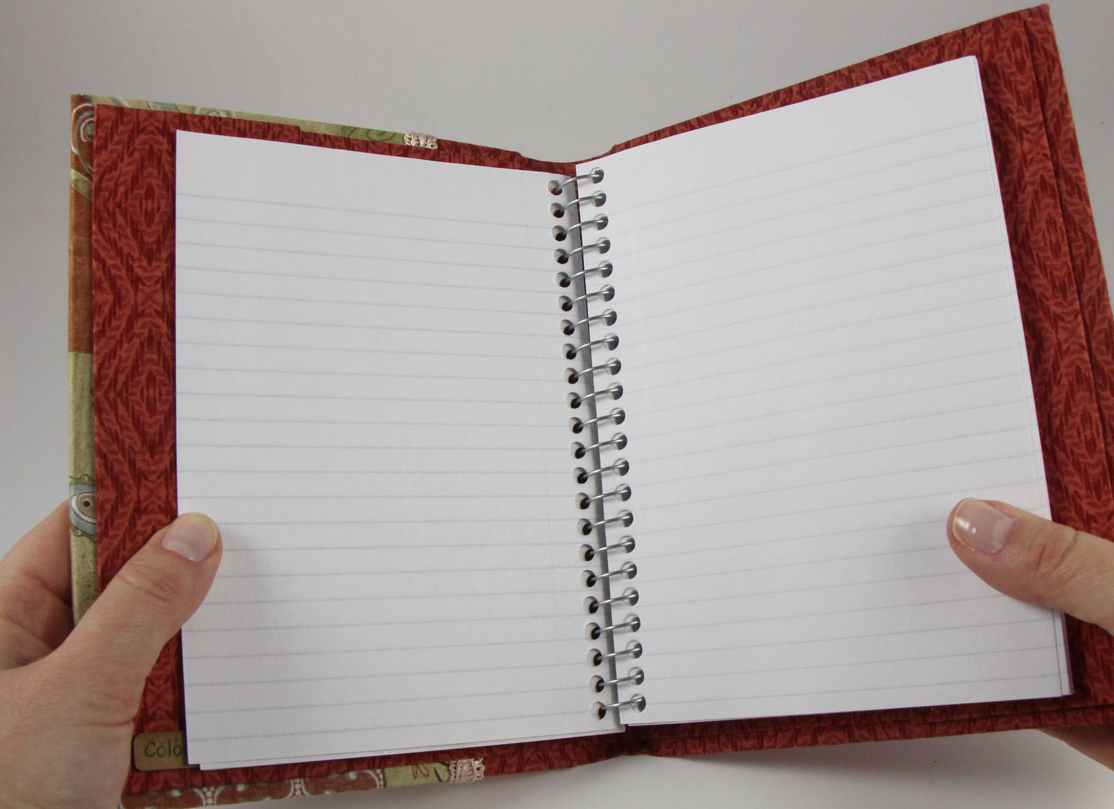 Reusable fabric journal cover DIY kit, cartonnage kit 101, online instructions included