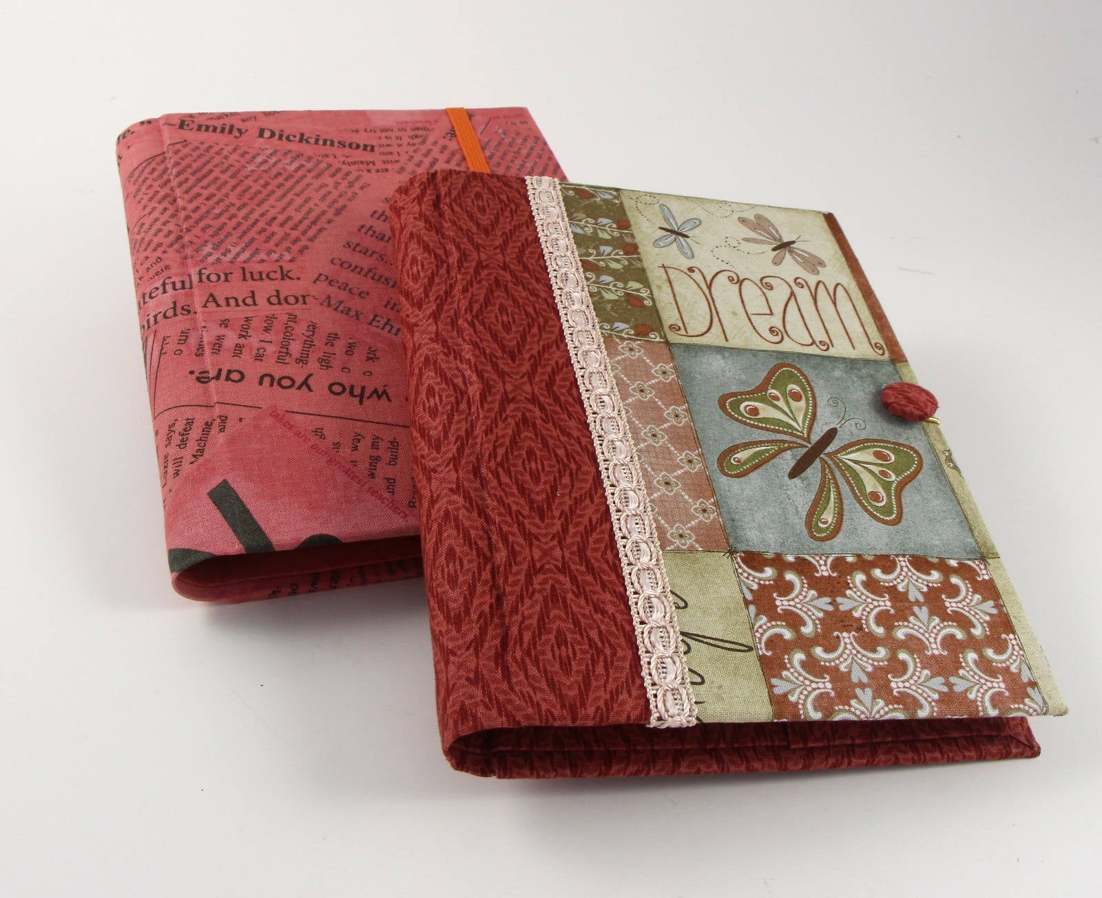 Reusable fabric journal cover DIY kit, cartonnage kit 101, online instructions included