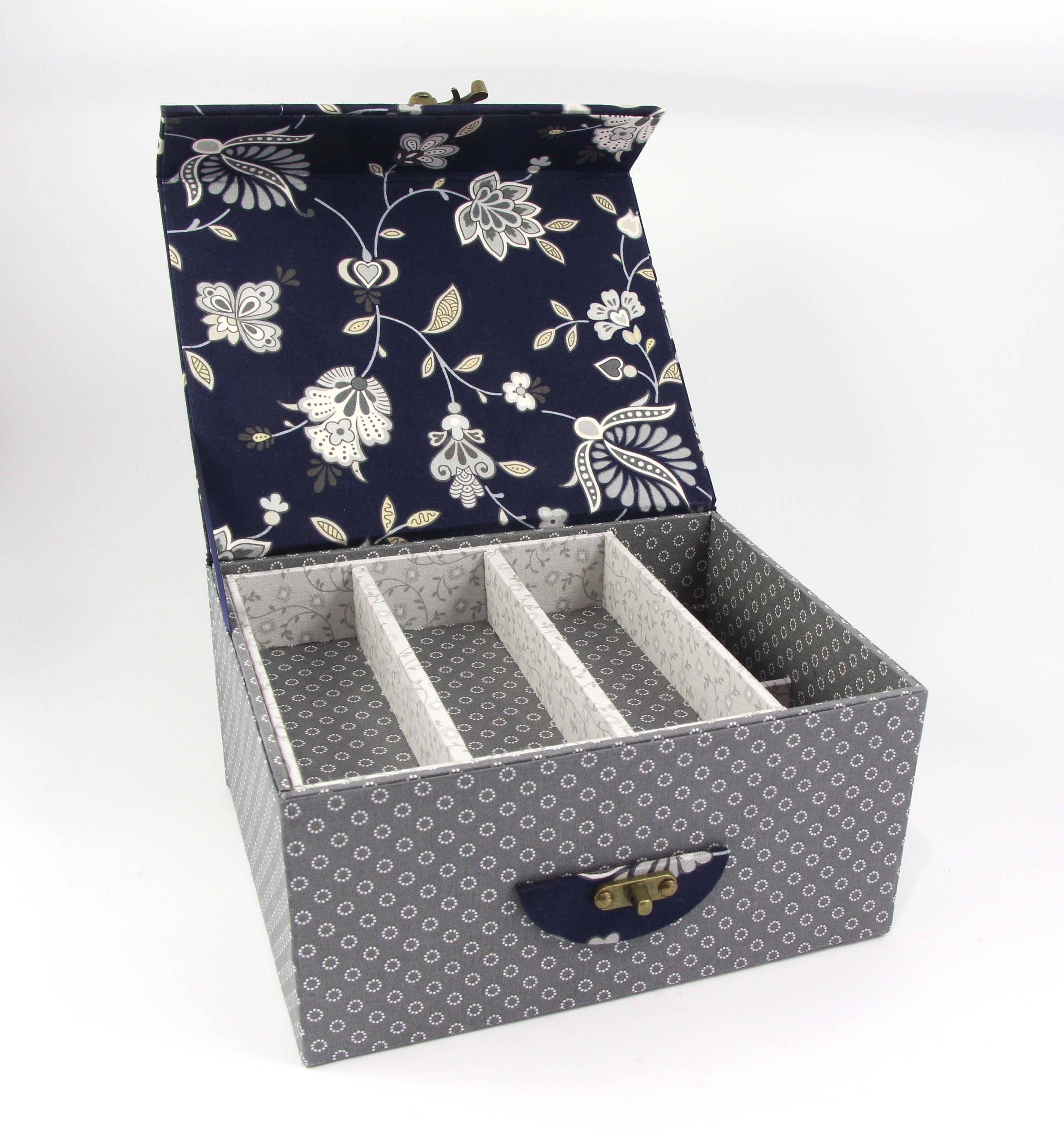 Fabric treasure chest DIY kit, cartonnage kit 154, exclusive book kit