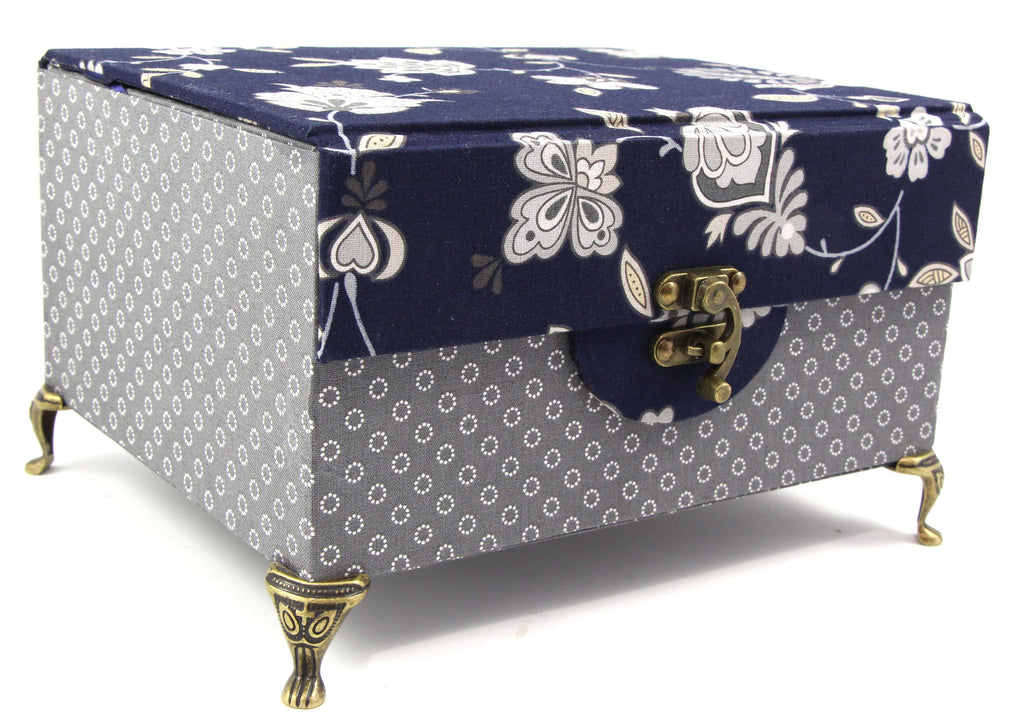 Fabric treasure chest DIY kit, cartonnage kit 154, exclusive book kit