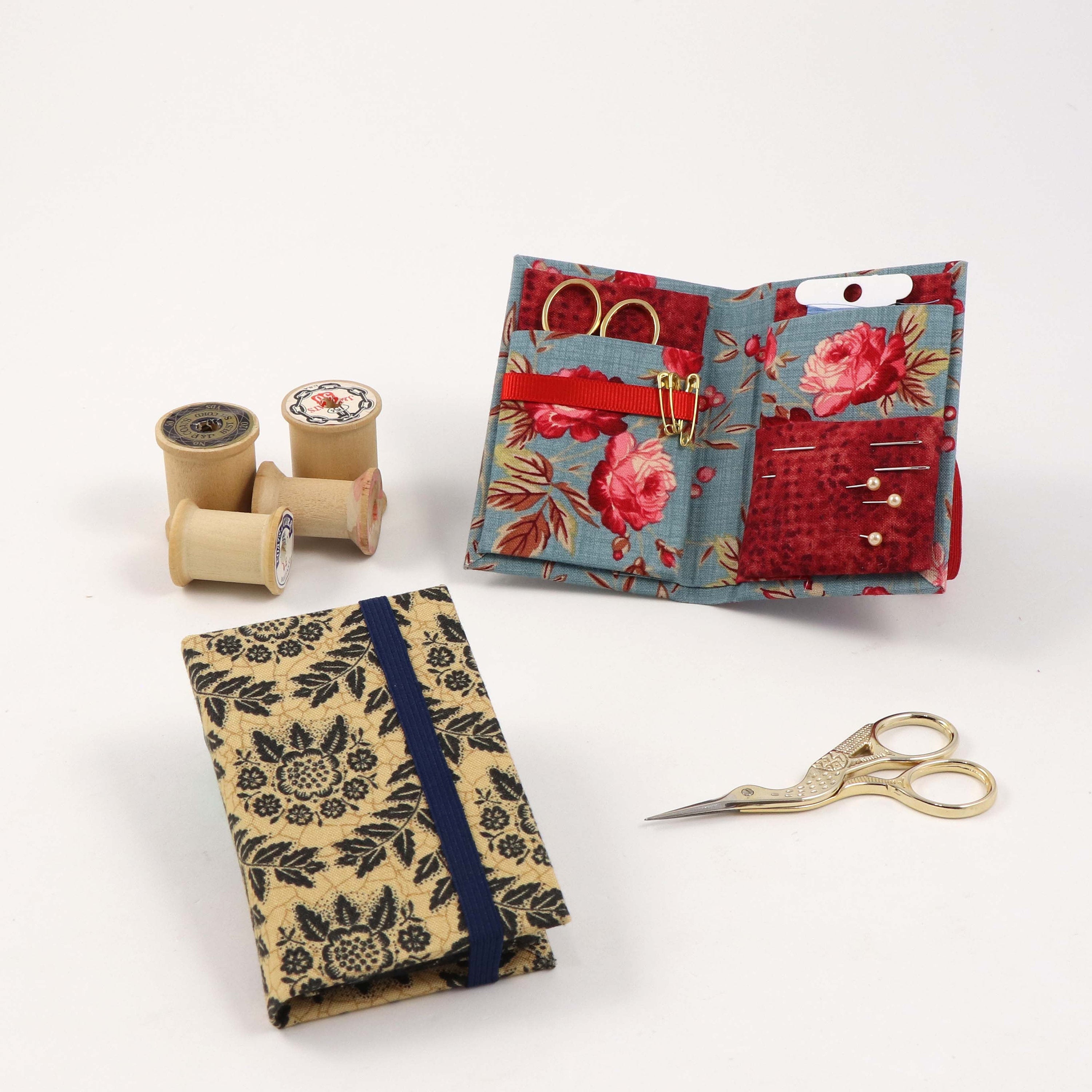 DIY mini fabric sewing kit, pack with 2, cartonnage DIY kit 106, free online instructions