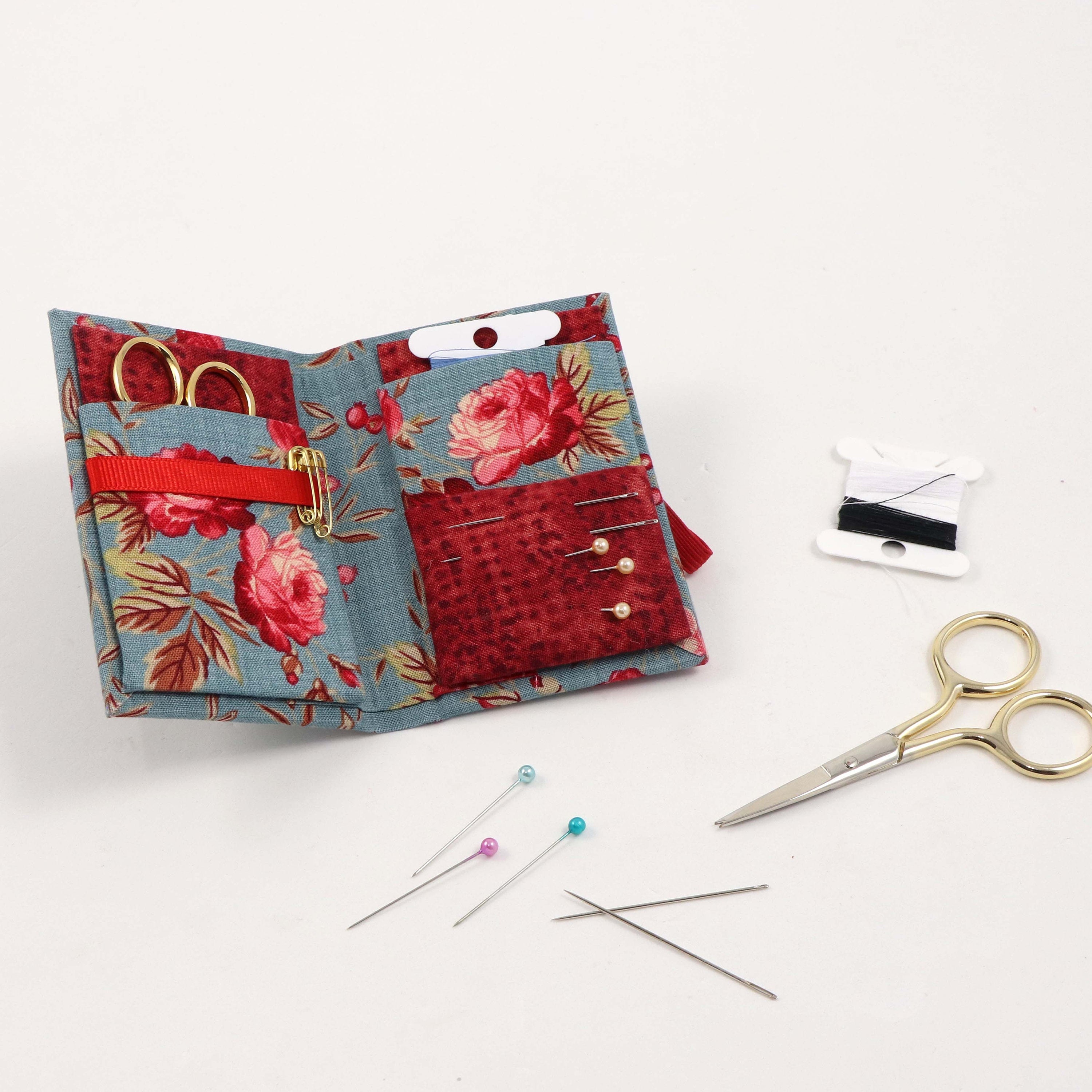 DIY mini fabric sewing kit, pack with 2, cartonnage DIY kit 106, free online instructions