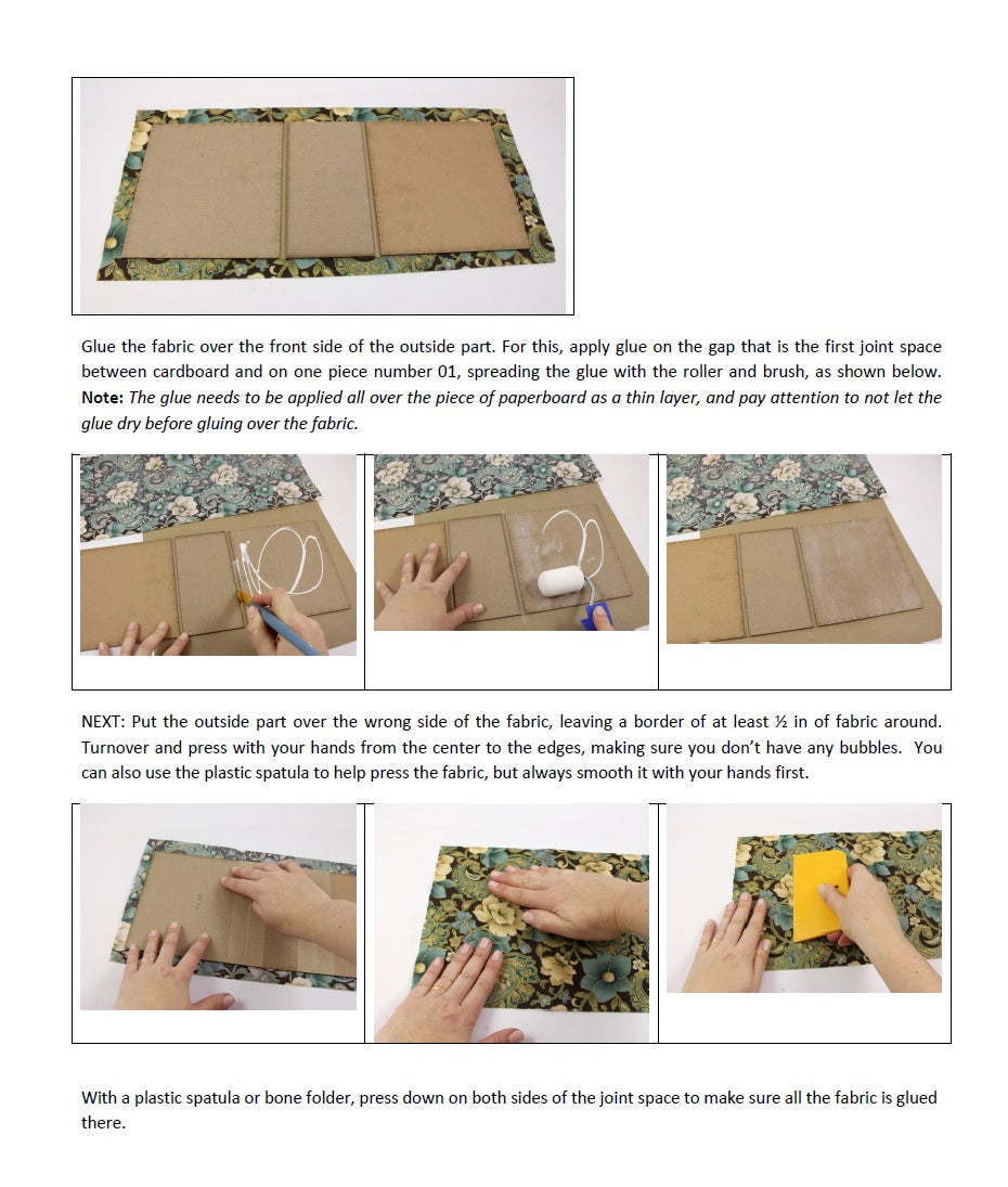 Fabric k-cup box DIY kit, cartonnage kit 143, online instructions included