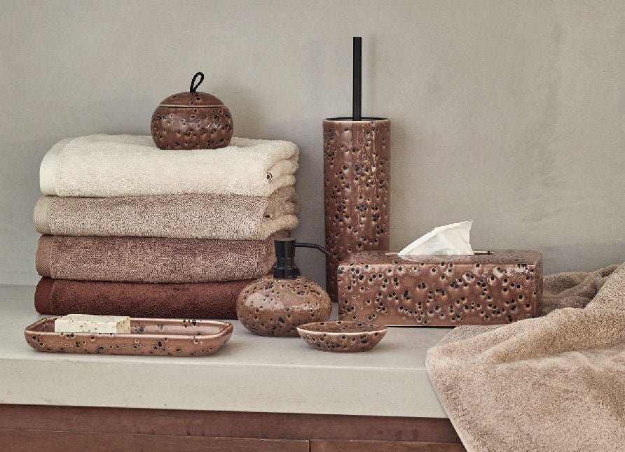 Luxury Brown Bathroom Accessories - Tissue Holder