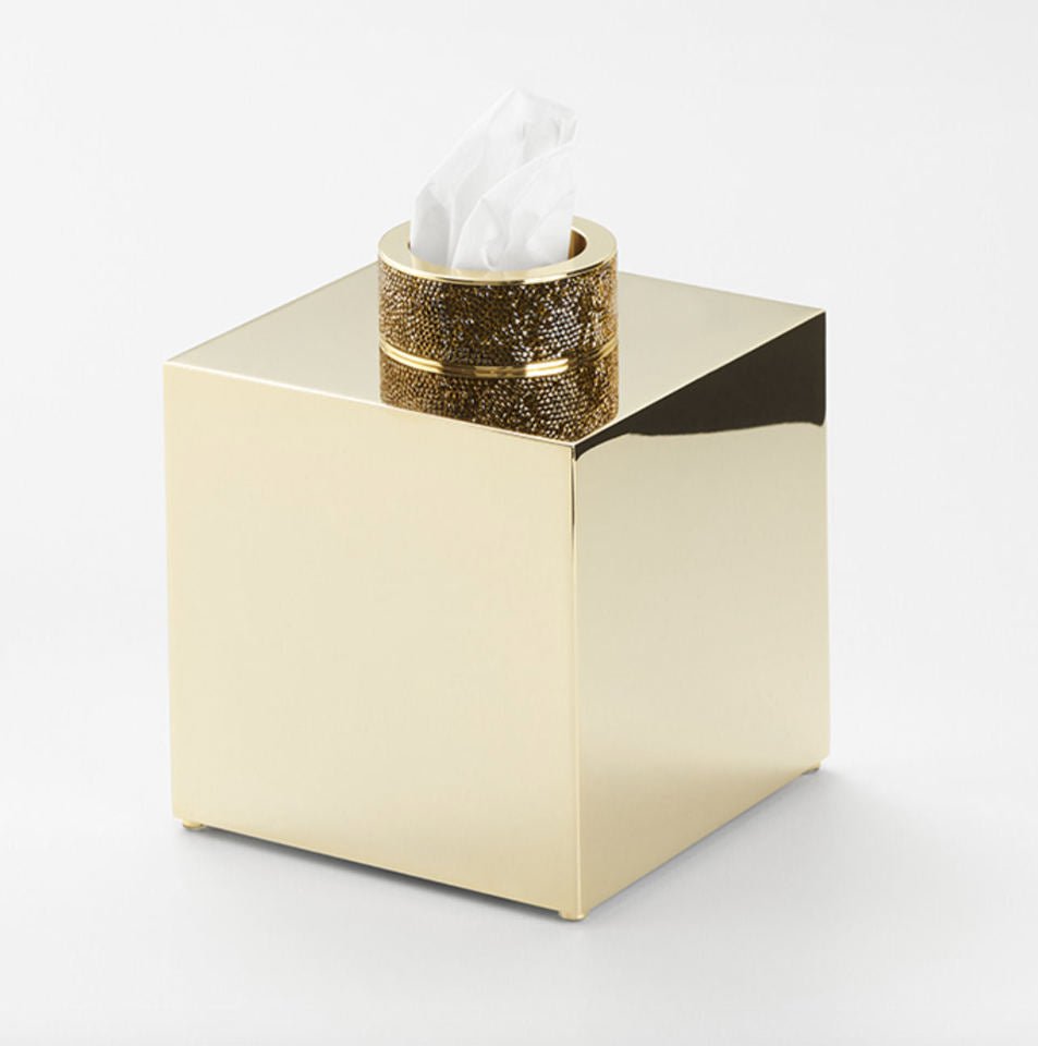 Luxury Gold Tissue Box Swarowski® Crystal