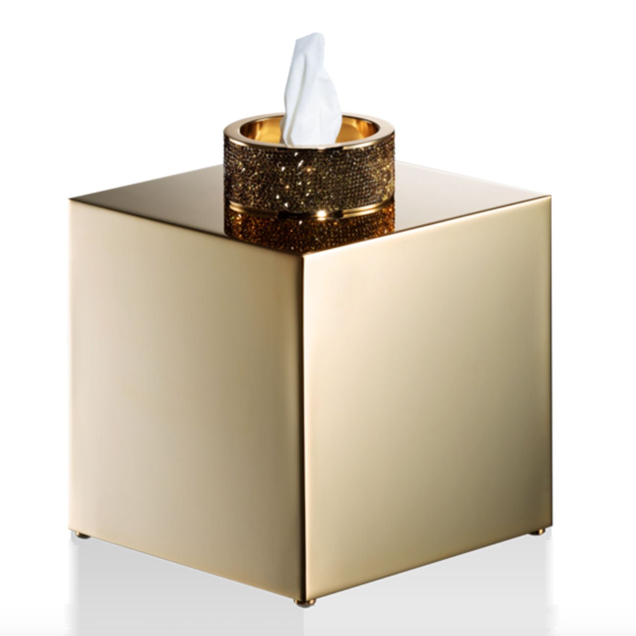Luxury Gold Tissue Box Swarowski® Crystal