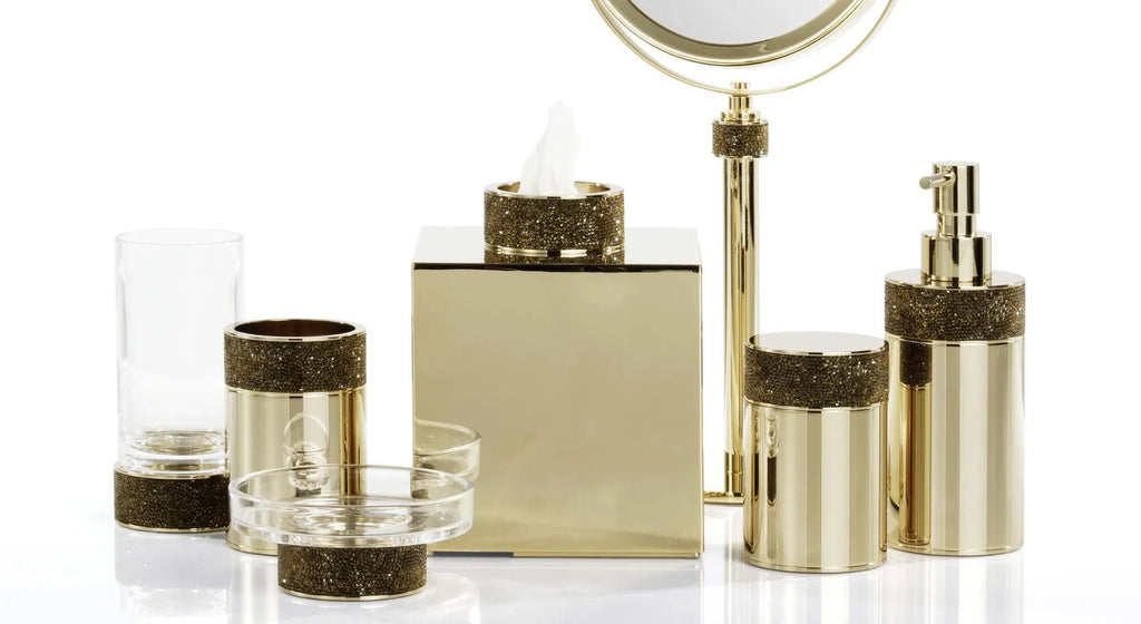 Luxury Gold Tissue Box Swarowski® Crystal