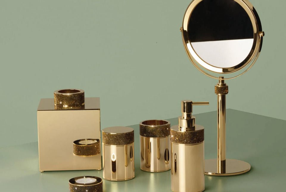 Luxury Gold Tissue Box Swarowski® Crystal