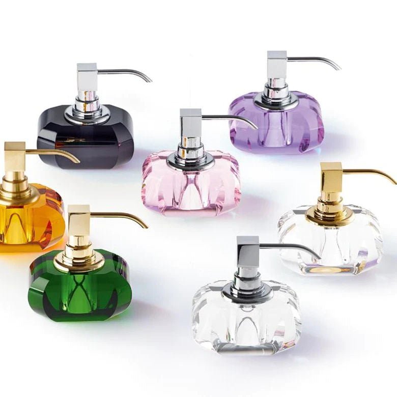 Purple Glass Luxury Bathroom Accessories - Tissue Box